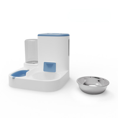 Lemmikloomade toidukonteinerite söötja kassikauss Automaatne söötja veedosaatoriga Suure mahutavusega toidu hoiukarp kasside toitmiskausside jaoks