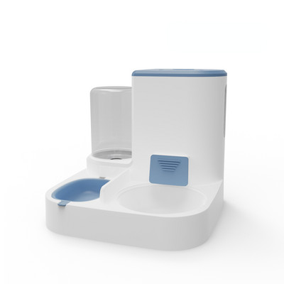 Lemmikloomade toidukonteinerite söötja kassikauss Automaatne söötja veedosaatoriga Suure mahutavusega toidu hoiukarp kasside toitmiskausside jaoks