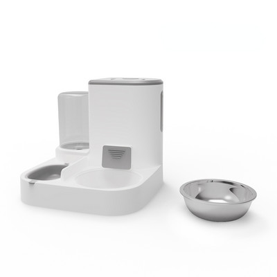 Lemmikloomade toidukonteinerite söötja kassikauss Automaatne söötja veedosaatoriga Suure mahutavusega toidu hoiukarp kasside toitmiskausside jaoks