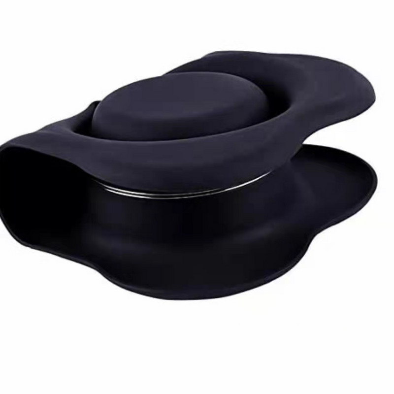 Противоплъзгаща двойна купа за кучета със силиконова подложка Издръжлива хранилка за храна от неръждаема стомана Хранене на домашни любимци Поилки за кучета Котки