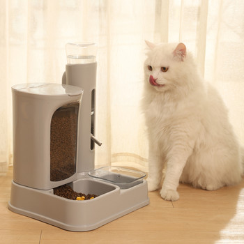 HOOPET Dog Automatic Feeder Βραστήρας Μεγάλης Χωρητικότητας Μη υγρό στόμα Διανομέας νερού γάτας Μπολ πόσιμου νερού Λεκάνη φαγητού Προμήθειες για κατοικίδια