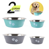 Koerakausid Väikesed Keskmised Suured Koerte Toidukauss Veekaussi Söötmiskausi komplekt libisemiskindla silikoontallaga, roostevabast terasest koer