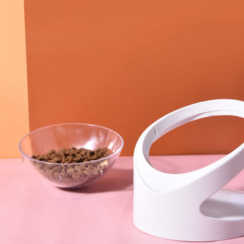 Νέο μπολ τροφών για κατοικίδια για σκύλους γάτα Feedind Μπολ με βάση προστασίας σπονδυλικής στήλης Kitty Plate Puppy Dish Drinking Bottle Dog Bowl