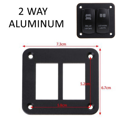 2/3/4/5-suunaline auto klahvlüliti paneeli korpuse hoidik alumiiniumist Carling-paadi tüüpi autoosade lülitid osad tarvikud