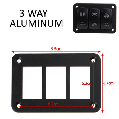 2/3/4/5-suunaline auto klahvlüliti paneeli korpuse hoidik alumiiniumist Carling-paadi tüüpi autoosade lülitid osad tarvikud