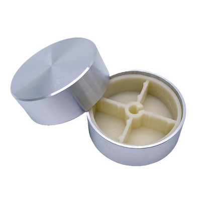 1 tk 50 * 18 mm 6 mm võlli auk alumiiniumsulamist kodeerija helitugevuse reguleerimise heli potentsiomeetri nupp (D-telg)