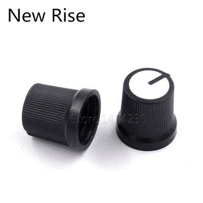 10 tk AG3 WH148 potentsiomeetri lüliti nupp kork plastikust nupp ploomi käepide 15x17 mm ava 6 mm