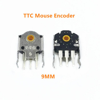 2 τμχ Γνήσιος κωδικοποιητής ποντικιού TTC Εξαιρετικής ακρίβειας 7mm-14mm κίτρινος πυρήνας Επίλυση sensei TEN RIVAL 300 310 g102 304 G703 πρόβλημα τροχού