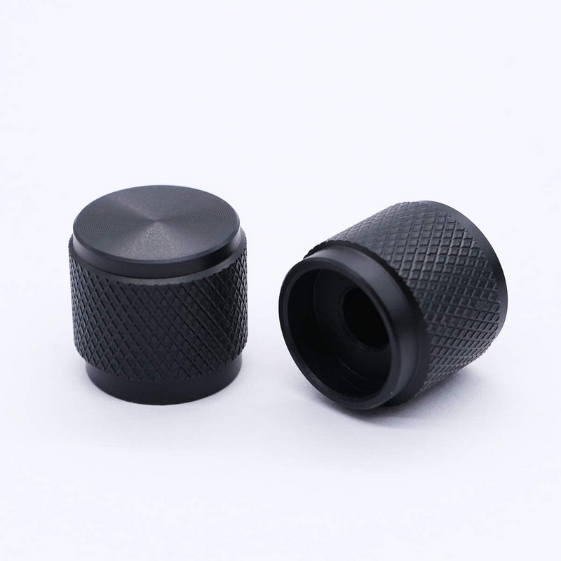 2TK 17*16mm nupp alumiiniumsulamist potentsiomeetri juhtnupp helitugevuse heli elektrikitarri bassi kruvi tüüp 17 x 16mm (dh) NUPP