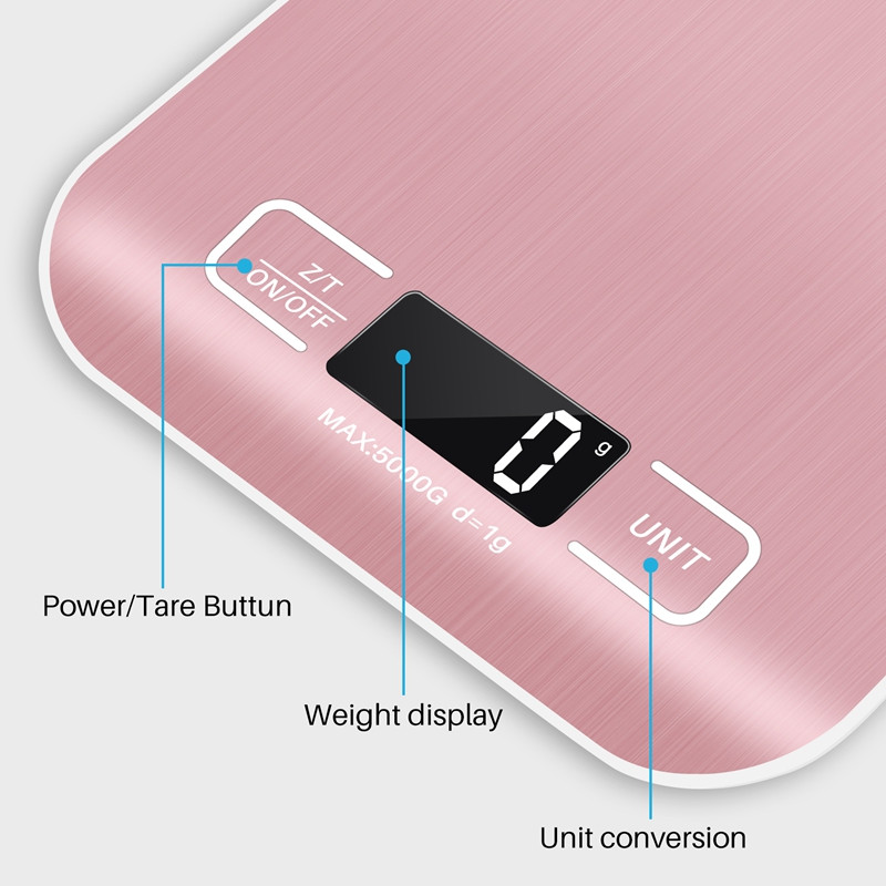 10 Kg 1 G Metalna vaga Digitalna kuhinjska elektronska vaga za vaganje hrane Dijeta Alati za kućanstvo