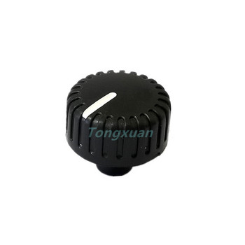 5 τμχ Πλαστικές ρίγες μαύρο καπάκι 21×19 MM Κωδικοποιητής ποτενσιόμετρου Διακόπτης πόμολο Plum Άξονας 6 MM