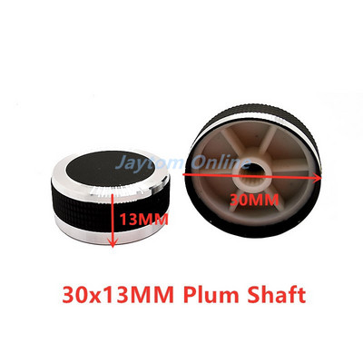 1 tk audio auto DVD navigatsiooni helitugevuse nupp Power Aplifer helitugevuse nupud potentsiomeetri lüliti korgid 20 23 26 30x13mm D telg ploomi telg