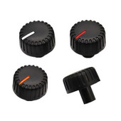 5 komada 21 × 19 MM plastičnih pruga BlackCap potenciometar enkoder gumb prekidača osovina šljive 6 mm