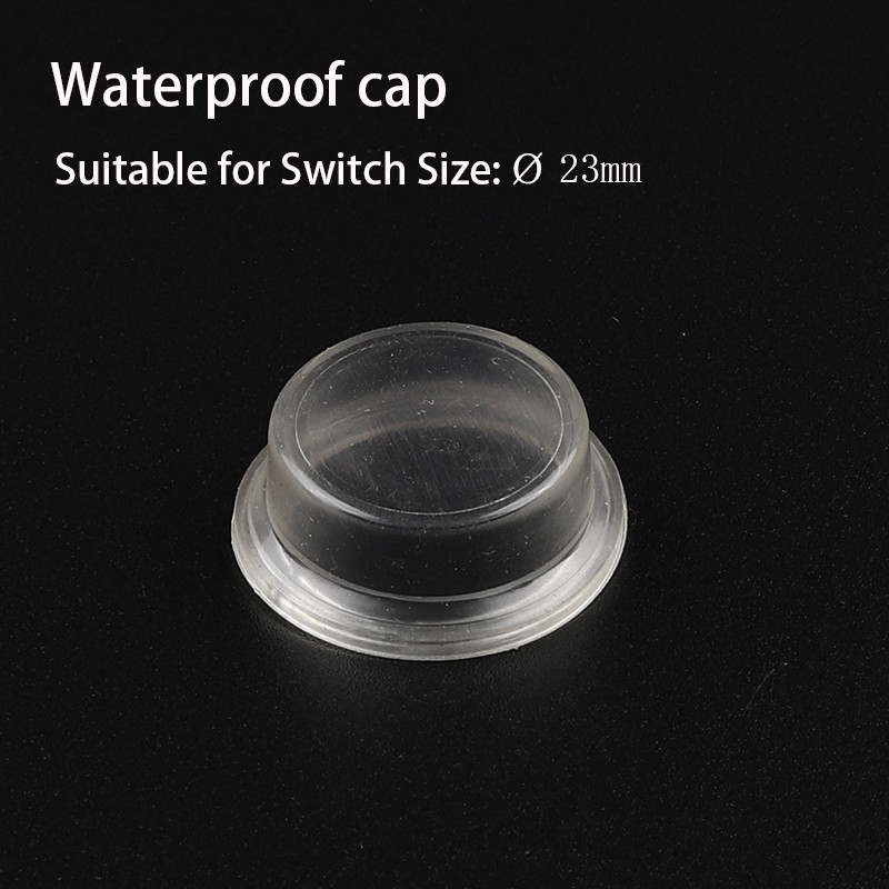 Klahvlüliti Läbipaistev tolmukate 10x15/21x15/31x23mm mini-nupplüliti veekindel korgi kate läbimõõduga 16/23mm