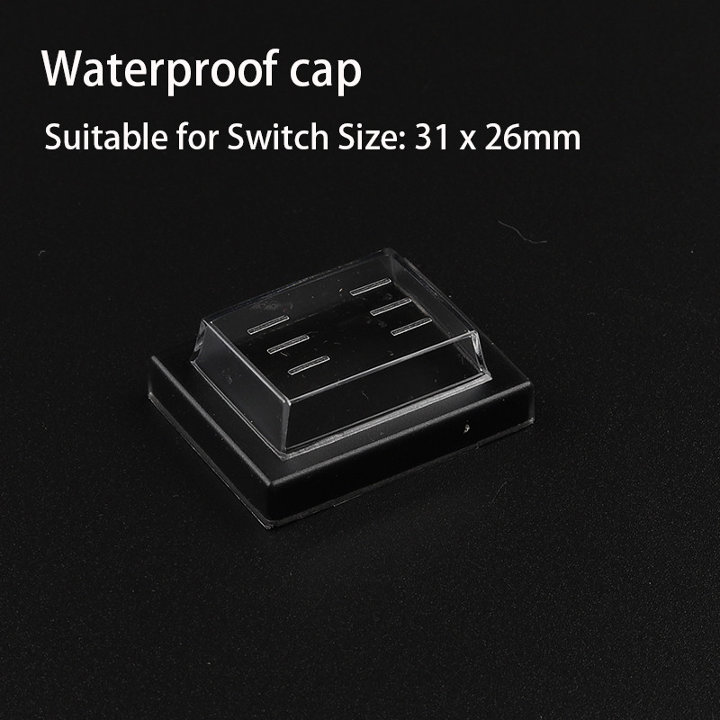 Klahvlüliti Läbipaistev tolmukate 10x15/21x15/31x23mm mini-nupplüliti veekindel korgi kate läbimõõduga 16/23mm