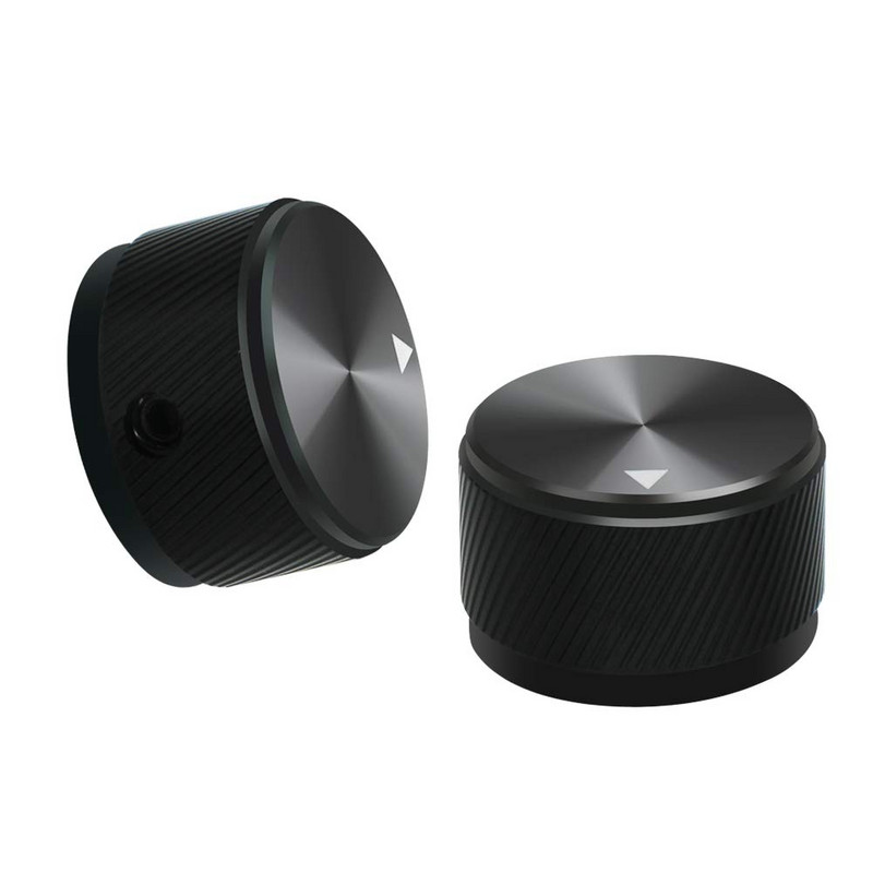 Tipptasemel alumiiniumist nupuga potentsiomeetri nupp 25 * 15,5 * 6 mm helitugevuse lüliti pöördkodeerija nupud hõbedane/must/punane/sinine/kuldne