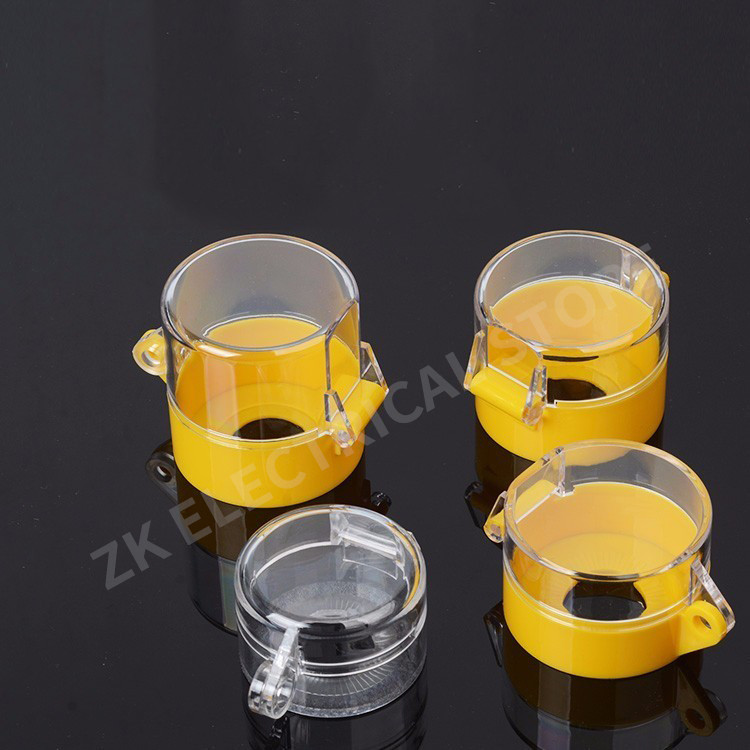 Nupplüliti kaitsekate kaitsekate kadumisevastane lifti hädaseiskamine 16/22mm tarvik ümmargune hoiatusrõngas