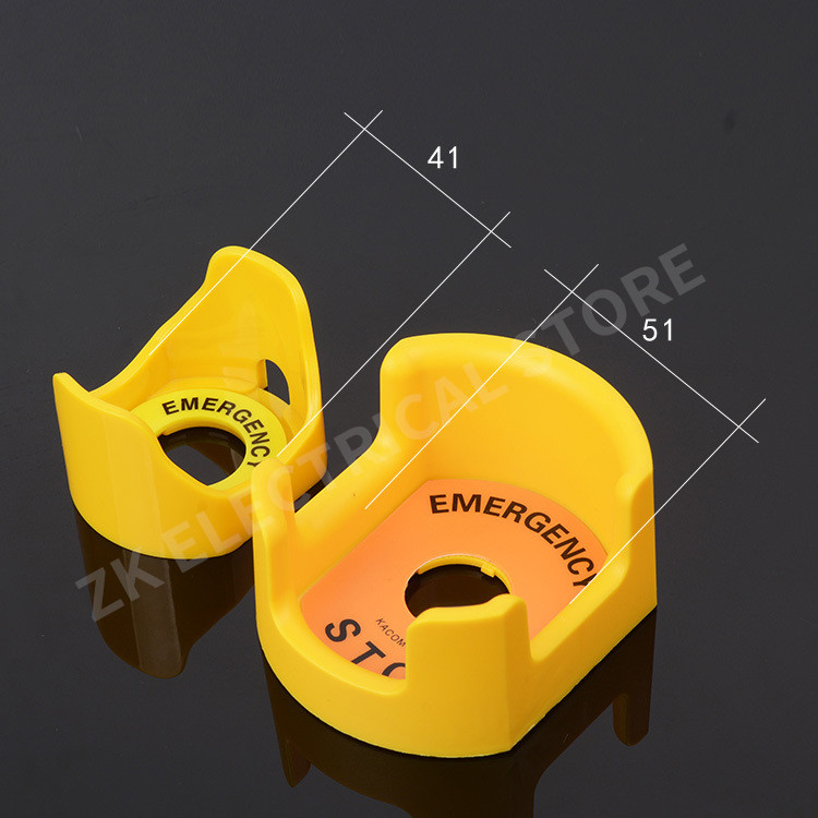 Nupplüliti kaitsekate kaitsekate kadumisevastane lifti hädaseiskamine 16/22mm tarvik ümmargune hoiatusrõngas