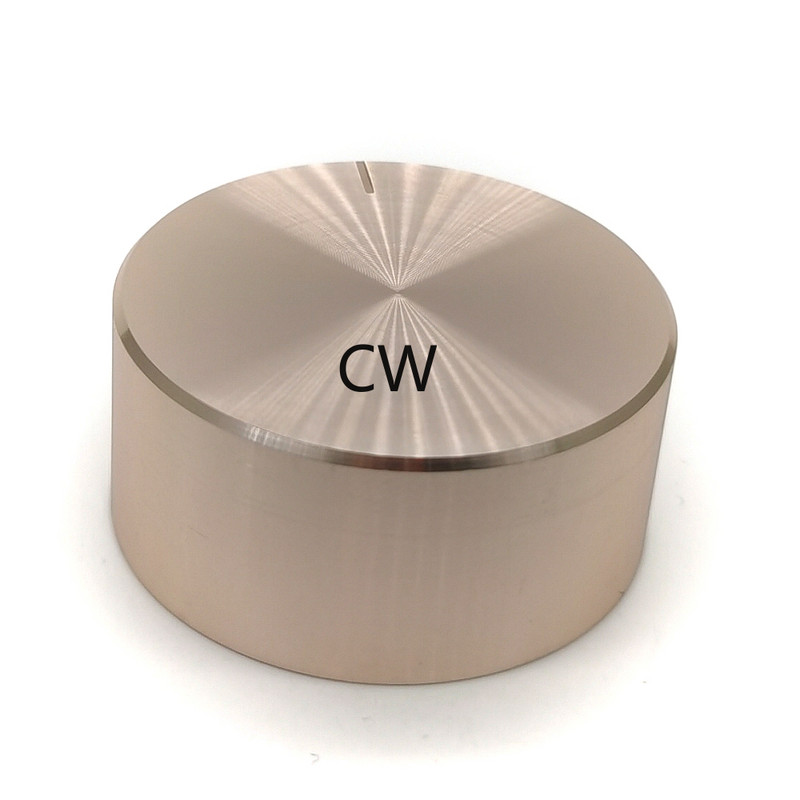 1kom 48*22 50*18mm 6mm rupa za osovinu od aluminijske legure koder za kontrolu glasnoće audio potenciometar gumb (D-os)