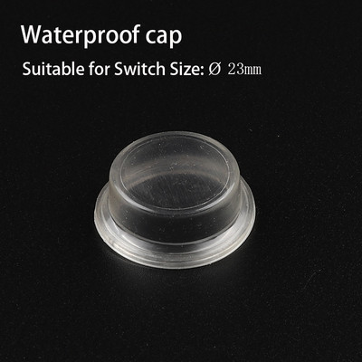 Klahvlüliti Läbipaistev tolmukate 10x15/21x15/31x23mm mini-nupplüliti veekindel korgi kate läbimõõduga 16/23mm