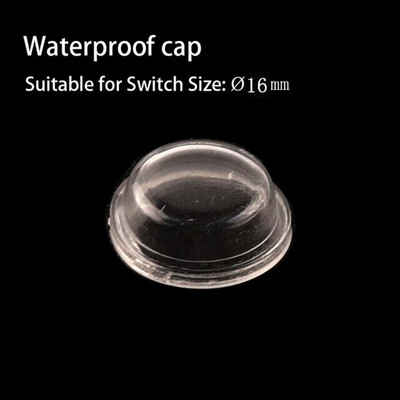 Klahvlüliti Läbipaistev tolmukate 10x15/21x15/31x23mm mini-nupplüliti veekindel korgi kate läbimõõduga 16/23mm