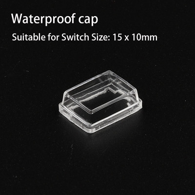 Klahvlüliti Läbipaistev tolmukate 10x15/21x15/31x23mm mini-nupplüliti veekindel korgi kate läbimõõduga 16/23mm