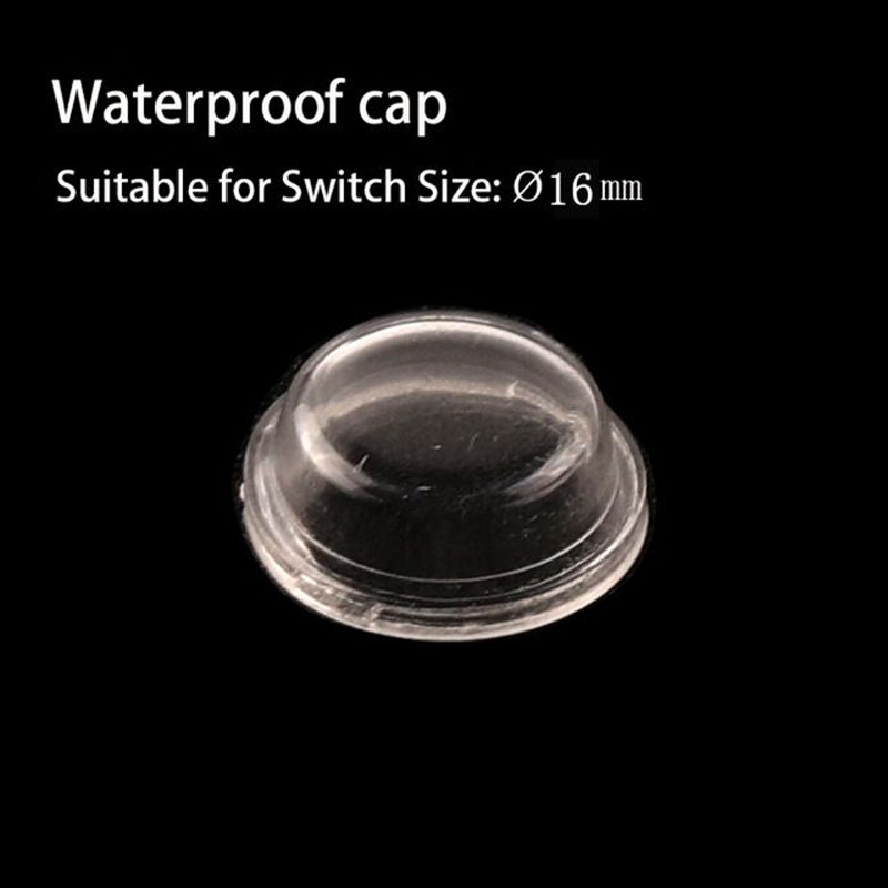 Klahvlüliti Läbipaistev tolmukate 10x15/21x15/31x23mm mini-nupplüliti veekindel korgi kate läbimõõduga 16/23mm