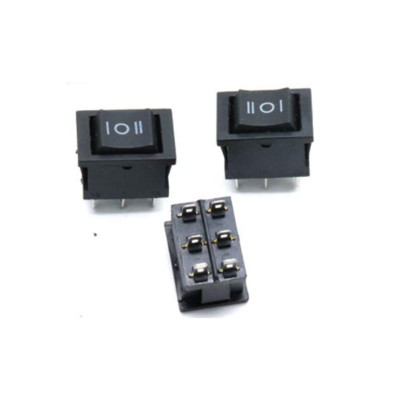 5GB KCD1 21*15mm šūpuļlaivas slēdzis 6A/250V 10A/125V AC 6/4/3/2 PIN Snap-in SPST ON OFF IN ON OFF IN Sviru stāvokļa slēdzis