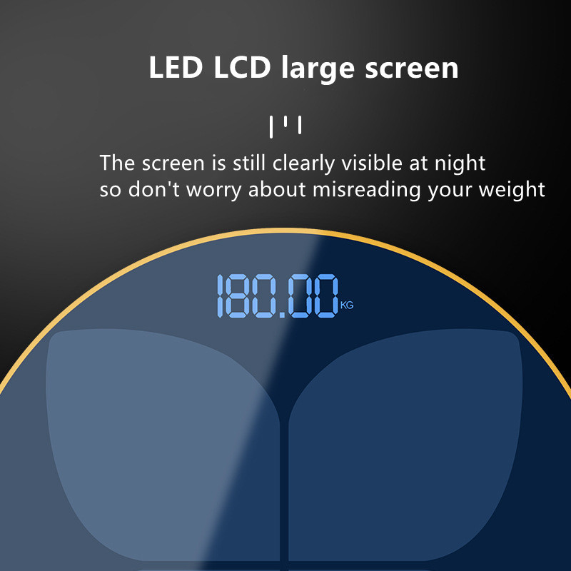 Pametna vaga za tjelesnu masnoću Bežično digitalno punjenje tjelesne težine Elektronička vaga Bluetooth precizna vaga za tijelo s aplikacijom za pametni telefon