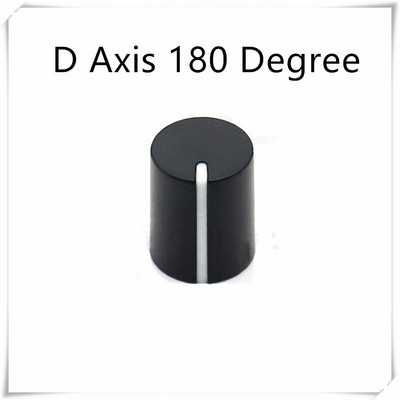 10 gabali plastmasas regulēšanas pogas diametrs 11 mm augstums 13,5 mm plastmasas pogas vāciņš 180 grādu D formas / ziedu ass iekšējais caurums 6 mm