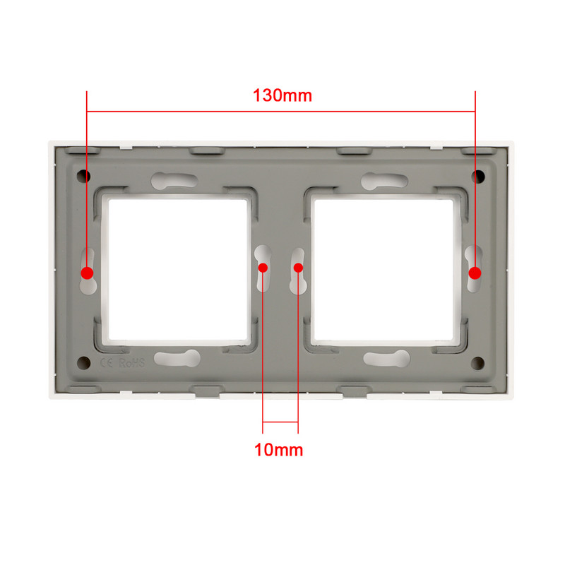 Bingoelec EU Euroopa standardvalguse seina puutelüliti pistikupesa väljalaskeava ruut auk arvuti paneel isetegemise osade moodul