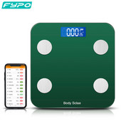 Bluetooth ķermeņa tauku skalas ĶMI sastāva analizators ar viedtālruņa lietotni Ķermeņa tauku digitālie svari līdzsvara grīdas vannas istabas svari