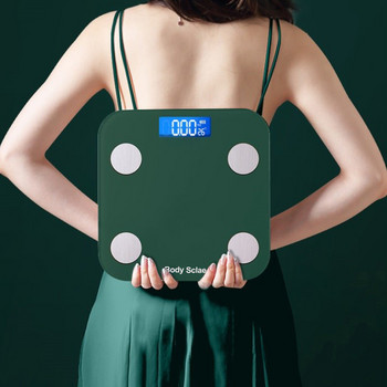 Bluetooth Ζυγαριά σωματικού λίπους Αναλυτής σύνθεσης BMI με εφαρμογή Smartphone Ψηφιακή ζυγαριά λίπους σώματος Ζυγαριά μπάνιου δαπέδου