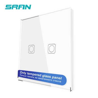 SRAN F seeria tühi paneel 82 * 82 mm kristallist karastatud klaaspaneel, ainult üks paneel ilma raudplaadita ilma moodulita