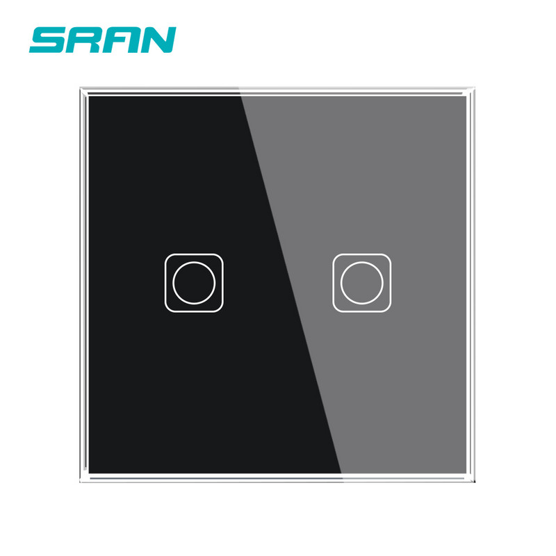 SRAN F seeria tühi paneel 82 * 82 mm kristallist karastatud klaaspaneel, ainult üks paneel ilma raudplaadita ilma moodulita