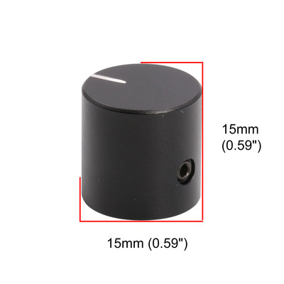 Tipptasemel alumiiniumist nupuga potentsiomeetri nupp helitugevuse lüliti pöörlevad kodeerija nupud