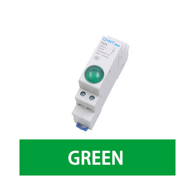 CHINT LED signalna lampa Serija ND9 AC/DC 230V 24V 220V Kontrolna svjetla Indikatorsko svjetlo za montažu na DIN šinu CRVENA ZELENA Indikatorska lampica
