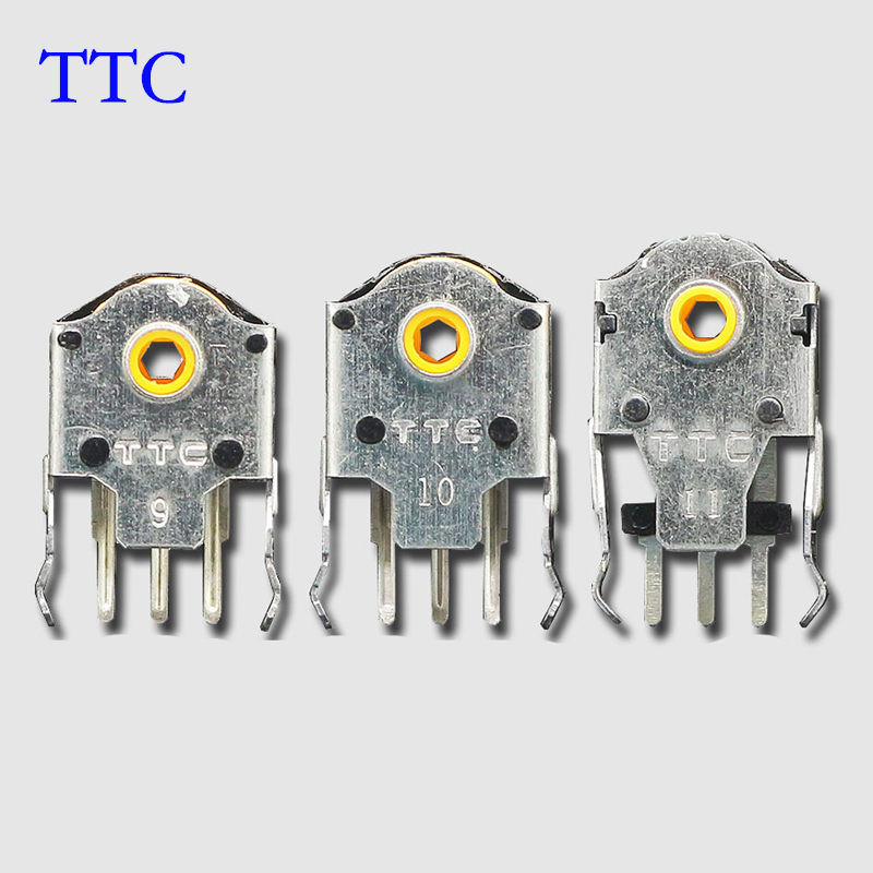 Livrare gratuită 2 buc. codificator de mouse TTC original de mare precizie 5.5mm/7mm/8mm/9mm/10mm/11mm/12.6mm/13mm Decodor roșu verde galben