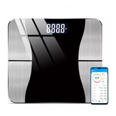 Nutikas Bluetoothi rasvakaal Kodune keharasvakaal Tervislik kaalu LED-ekraan digitaalne vannitoa kaalukaal elektrooniline kaal