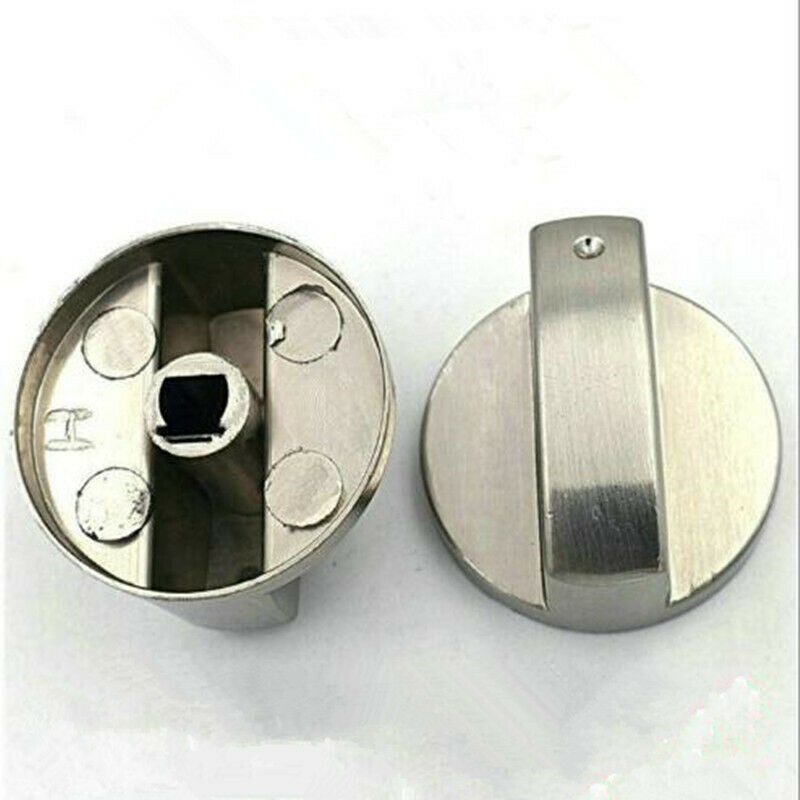 1/4 tk 6mm metallist hõbedane gaasipliit pliidi nupud adapterid ahju lüliti küpsetuspind juhtlukud kööginõude osad