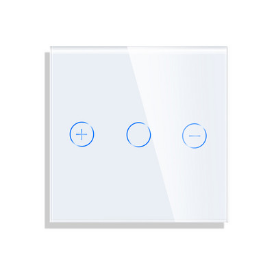 Bingeolec EU Standard 86mm Pearl Crystal Glass Jednostruka staklena ploča Samo bijelo crno Gloden staklena ploča