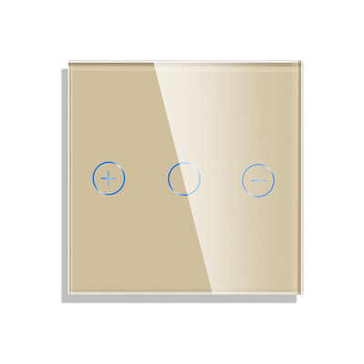 Bingeolec EU Standard 86mm Pearl Crystal Glass Jednostruka staklena ploča Samo bijelo crno Gloden staklena ploča