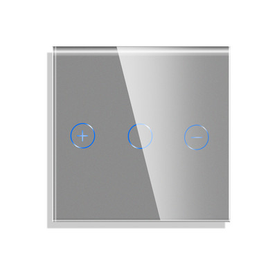 Bingeolec EU Standard 86mm Pearl Crystal Glass Jednostruka staklena ploča Samo bijelo crno Gloden staklena ploča