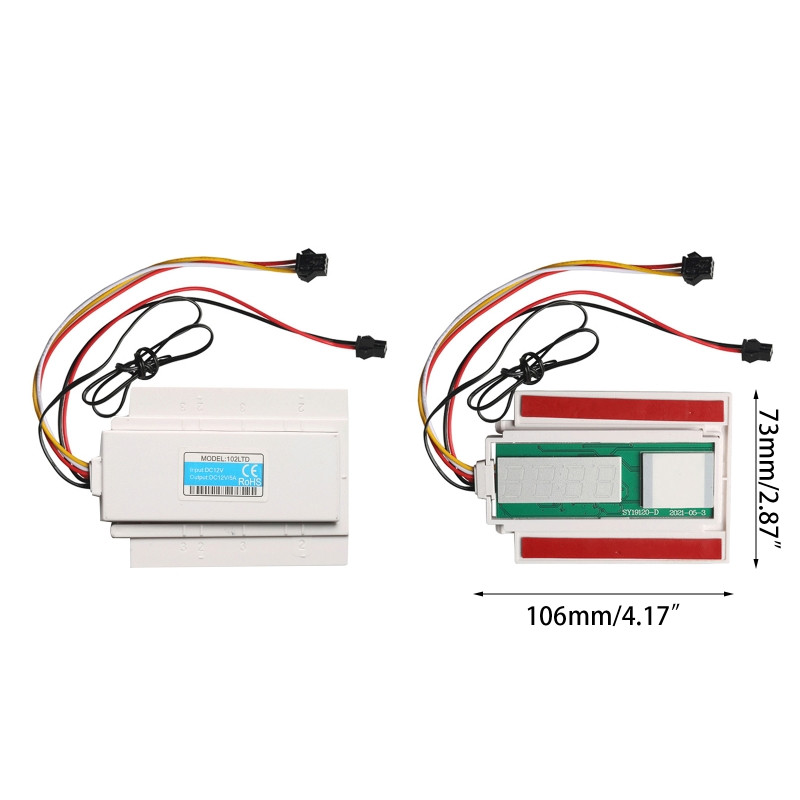 DC12V vienas pogas pieskāriena sensors ar pulksteņa temperatūras displeja LED skārienslēdzi tualetes vannas istabas spogulim Y5GB