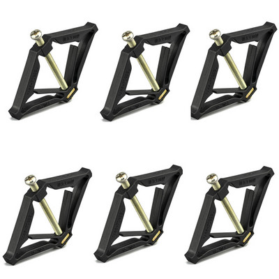 1 komplekts (6 gab.) Sienas kontaktligzdas apakšējās kastes remonta ierīce 86 mm tipa sienas slēdzis apakšējā kārba Fiksēta atbalsta stieņa elektriskie piederumi