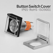 WINDOO 12mm 16mm 19mm 22mm 25mm kõrge peaga nupplüliti kaanega läbipaistev kaitsekate veekindel