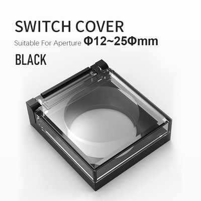 WINDOO 12mm 16mm 19mm 22mm 25mm kõrge peaga nupplüliti kaanega läbipaistev kaitsekate veekindel