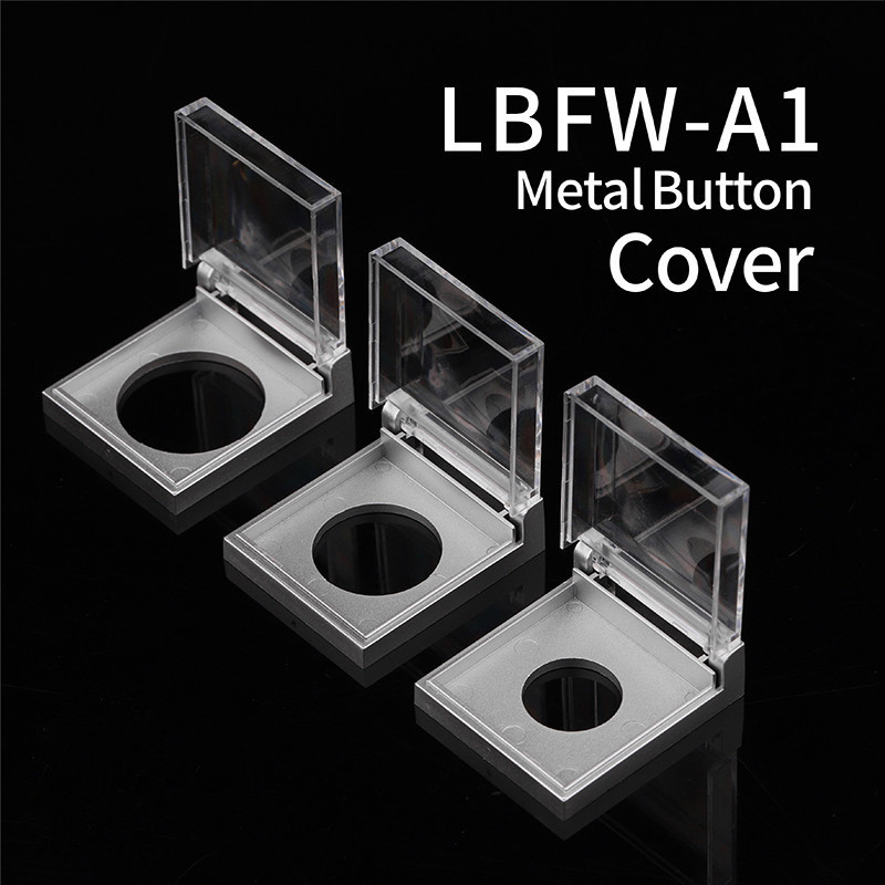 WINDOO 12mm 16mm 19mm 22mm 25mm kõrge peaga nupplüliti kaanega läbipaistev kaitsekate veekindel