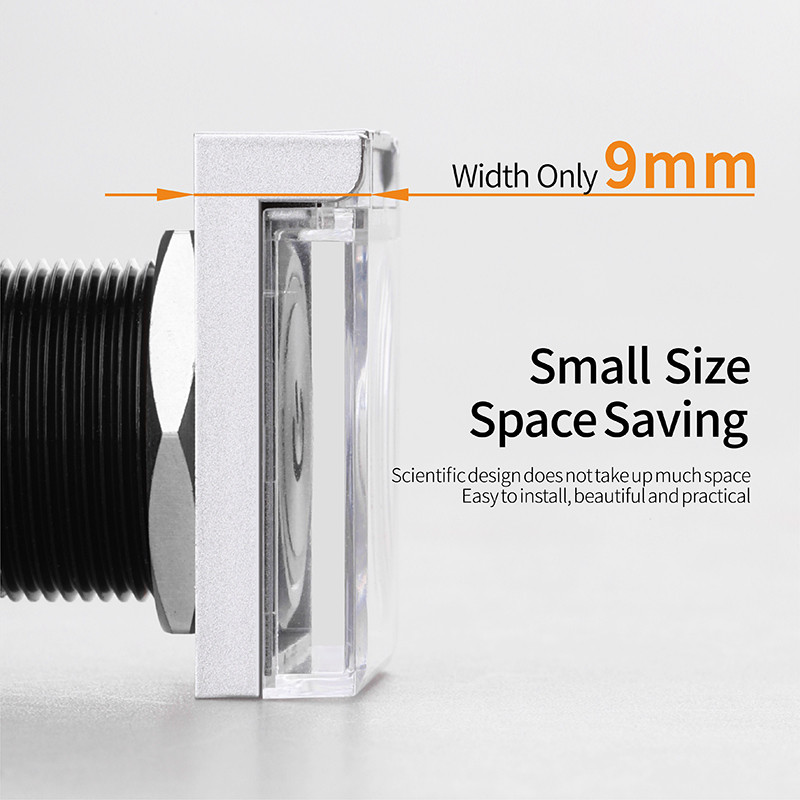 WINDOO 12mm 16mm 19mm 22mm 25mm kõrge peaga nupplüliti kaanega läbipaistev kaitsekate veekindel