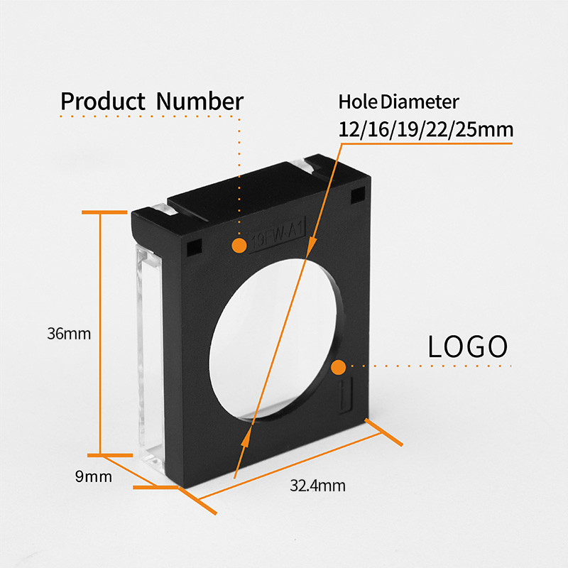 WINDOO 12mm 16mm 19mm 22mm 25mm kõrge peaga nupplüliti kaanega läbipaistev kaitsekate veekindel